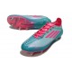 Zapatos de Fútbol Adidas F50 Elite SG-Pro Flash Agua Rosa Lúcido Lucid Cyan