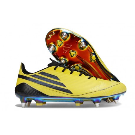 Zapatos de Fútbol Adidas F50 Elite SG-Pro Amarillo Negro