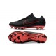 Botas de fútbol Nike Mercurial Vapor Flyknit Ultra FG Negro Rojo