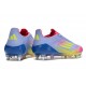 Zapatos Adidas F50 Elite SG-Pro Azul Fusion Limón Lúcido Rosa Lúcido