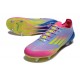 Zapatos Adidas F50 Elite SG-Pro Azul Fusion Limón Lúcido Rosa Lúcido