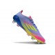 Zapatos Adidas F50 Elite SG-Pro Azul Fusion Limón Lúcido Rosa Lúcido