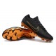 Botas de fútbol Nike Mercurial Vapor Flyknit Ultra FG Negro Oro