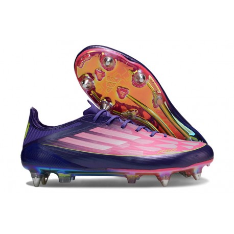 Zapatos de Fútbol Adidas F50 Elite SG-Pro Rosa Violeta