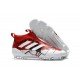 Tacos de futbol adidas Ace 17+ Purecontrol FG Rojo Blanco Negro
