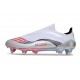 Adidas F50 Elite SG-Pro X MESSI Ftwr Blanco Rojo Lúcido Plateado Met.
