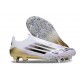 Zapatos de Fútbol Adidas F50 Elite SG-Pro Blanco Negro Met Dorado