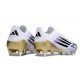 Zapatos de Fútbol Adidas F50 Elite SG-Pro Blanco Negro Met Dorado
