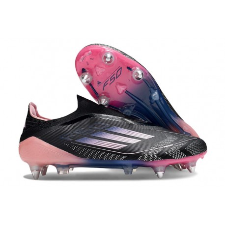 Zapatos de Fútbol Adidas F50 Elite SG-Pro Negro Rosa