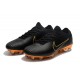 Botas de fútbol Nike Mercurial Vapor Flyknit Ultra FG Negro Oro