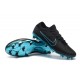 Botas de fútbol Nike Mercurial Vapor Flyknit Ultra FG Negro Azul