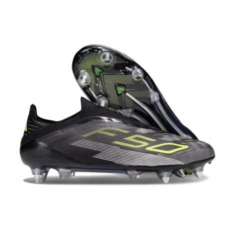 Zapatos de Fútbol Adidas F50 Elite SG-Pro Negro Amarillo