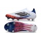 Zapatos de Fútbol Adidas F50 Elite SG-Pro Blanco Negro Rojo Azul