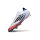 Zapatos de Fútbol Adidas F50 Elite SG-Pro Blanco Negro Rojo Azul