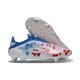 Zapatos de Fútbol Adidas F50 Elite SG-Pro Blanco Rojo Azul