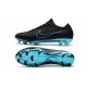 Botas de fútbol Nike Mercurial Vapor Flyknit Ultra FG Negro Azul