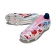 Zapatos de Fútbol Adidas F50 Elite SG-Pro Blanco Rojo Azul