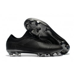 Botas de fútbol Nike Mercurial Vapor Flyknit Ultra FG Todo Negro