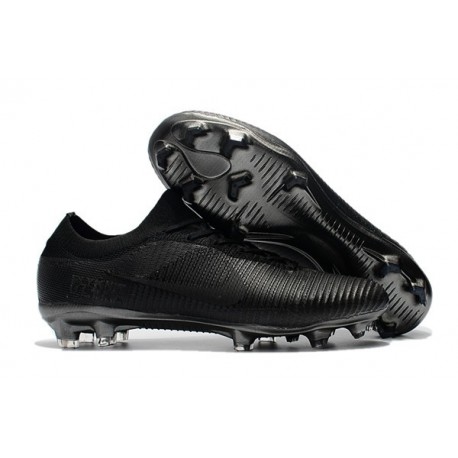 Botas de fútbol Nike Mercurial Vapor Flyknit Ultra FG Todo Negro