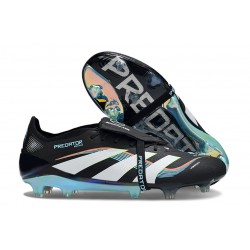 Adidas Predator Elite Foldover Tongue FG Negro Blanco Azul