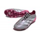 Botas de Fútbol Adidas Predator Elite FG Gris Blanco Rosa