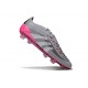 Botas de Fútbol Adidas Predator Elite FG Gris Blanco Rosa