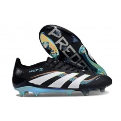 Botas de Fútbol Adidas Predator Elite FG Negro Blanco Azul