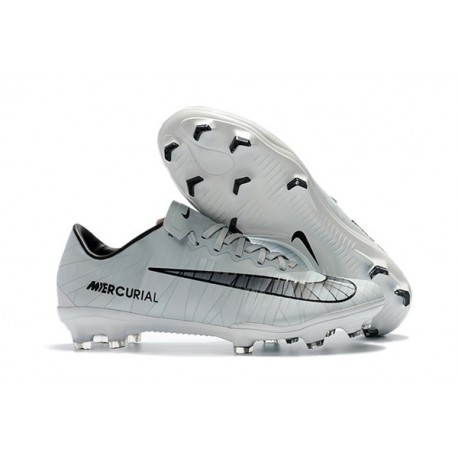 Zapatillas de fútbol para Hombre - Nike Mercurial Vapor XI FG CR7 Gris Negro