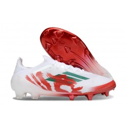 Zapatillas de Fútbol adidas F50 Elite FG Blanco Rojo Verde
