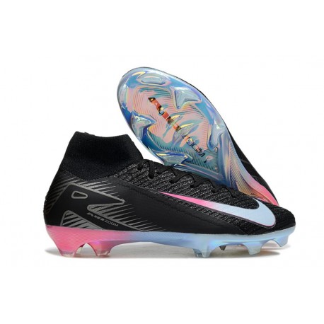 Zapatillas de Fútbol Nike Mercurial Superfly X Elite FG Negro Azul Rosa