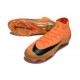 Zapatillas de Fútbol Nike Mercurial Superfly X Elite FG Naranja Negro Dorada