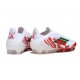 Bota adidas F50 Elite Sin Cordones FG Blanco Rojo Verde