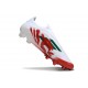 Bota adidas F50 Elite Sin Cordones FG Blanco Rojo Verde