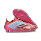 Bota adidas F50 Elite Sin Cordones FG Rojo Azul