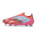 Bota adidas F50 Elite Sin Cordones FG Rojo Azul