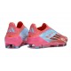 Bota adidas F50 Elite Sin Cordones FG Rojo Azul