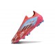 Bota adidas F50 Elite Sin Cordones FG Rojo Azul