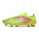 Bota adidas F50 Elite Sin Cordones FG Amarillo Rojo