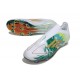 Bota adidas F50 Elite Sin Cordones FG Verde Blanco Dorado