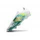 Bota adidas F50 Elite Sin Cordones FG Verde Blanco Dorado