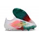 Bota adidas F50 Elite Sin Cordones FG Blanco Rosa Verde Dorado