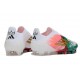 Bota adidas F50 Elite Sin Cordones FG Blanco Rosa Verde Dorado