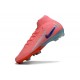 Zapatillas de Fútbol Nike Mercurial Superfly X Elite FG Rosa Azul