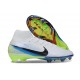 Zapatillas de Fútbol Nike Mercurial Superfly X Elite FG Blanco Azul Negro