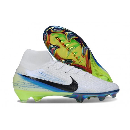 Zapatillas de Fútbol Nike Mercurial Superfly X Elite FG Blanco Azul Negro