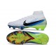 Zapatillas de Fútbol Nike Mercurial Superfly X Elite FG Blanco Azul Negro
