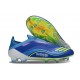 Bota adidas F50 Elite Sin Cordones FG X MESSI Azul Royal Amarillo Solar Semi Azul Burst