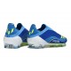 Bota adidas F50 Elite Sin Cordones FG X MESSI Azul Royal Amarillo Solar Semi Azul Burst