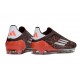 Bota adidas F50 Elite Sin Cordones FG Marrón Plateada 
