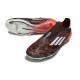 Bota adidas F50 Elite Sin Cordones FG Marrón Plateada 